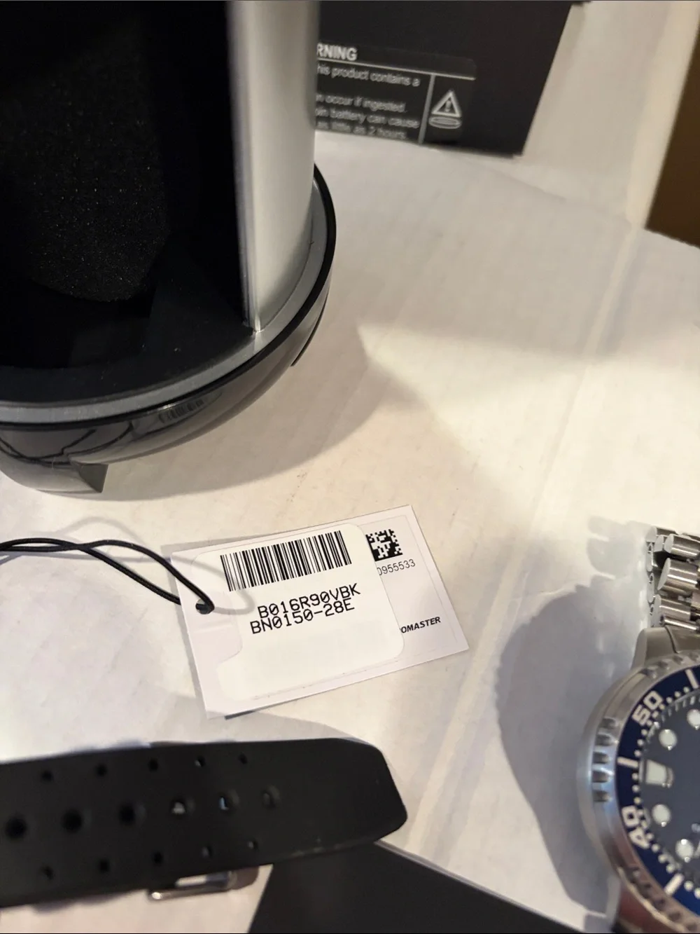 Citizen Men's Black Stainless Steel 200M Eco-Drive Watch